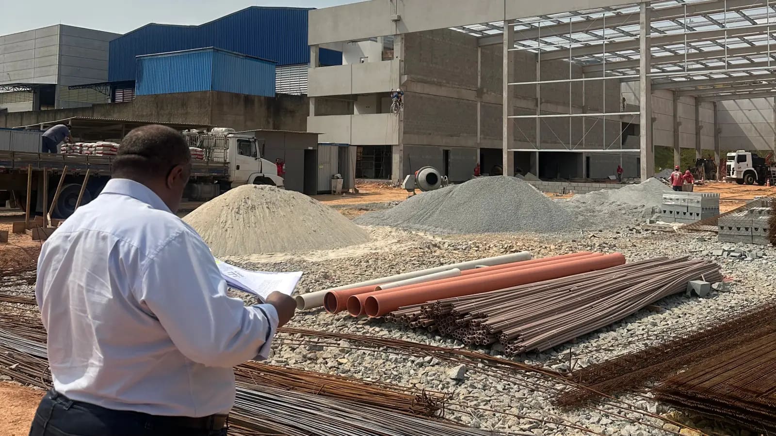 Obra Vibropac — visita técnica